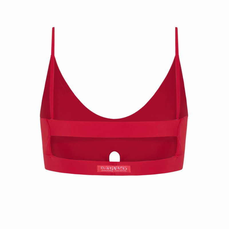 Brilliant Coral Pink Sports Bra, Rubisnacks Barcelona