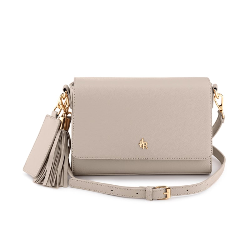 Brixton Midi Crossbody Bag - Taupe | Johnny Loves Rosie | Wolf