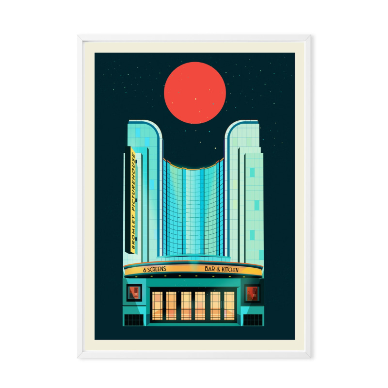 Thumbnail of Bromley Picturehouse Art Print Of London image