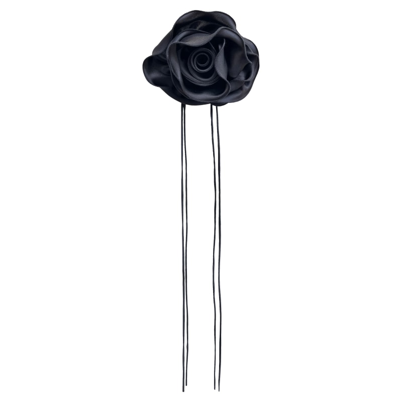 Thumbnail of Rose Brooch Black image