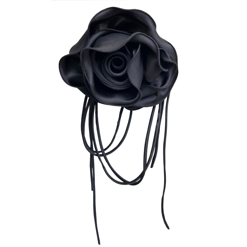 Thumbnail of Rose Brooch Black image