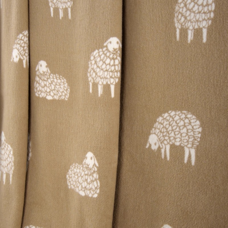 Thumbnail of Brown Sheep Mima Cotton Blanket image