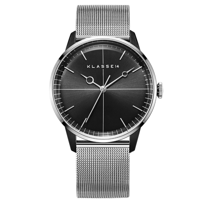 Thumbnail of Disco Volante Silver Black Mesh 36Mm image