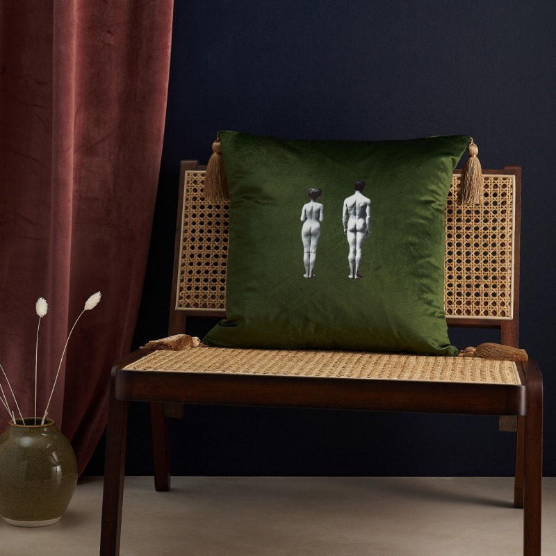 Thumbnail of Models Velvet Cushion Lush Meadow Green image