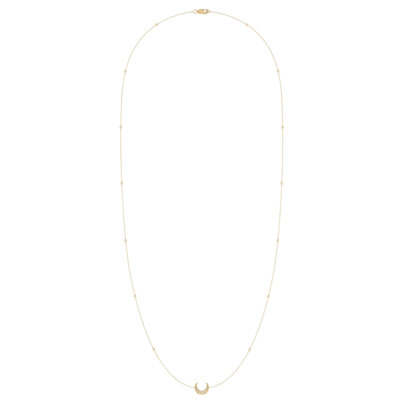 Thumbnail of Midnight Necklace In 14 Kt Yellow Gold Vermeil On Sterling Silver image