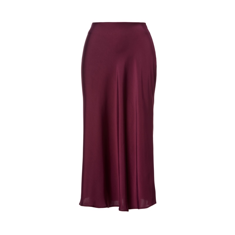 Maroon skirt midi store