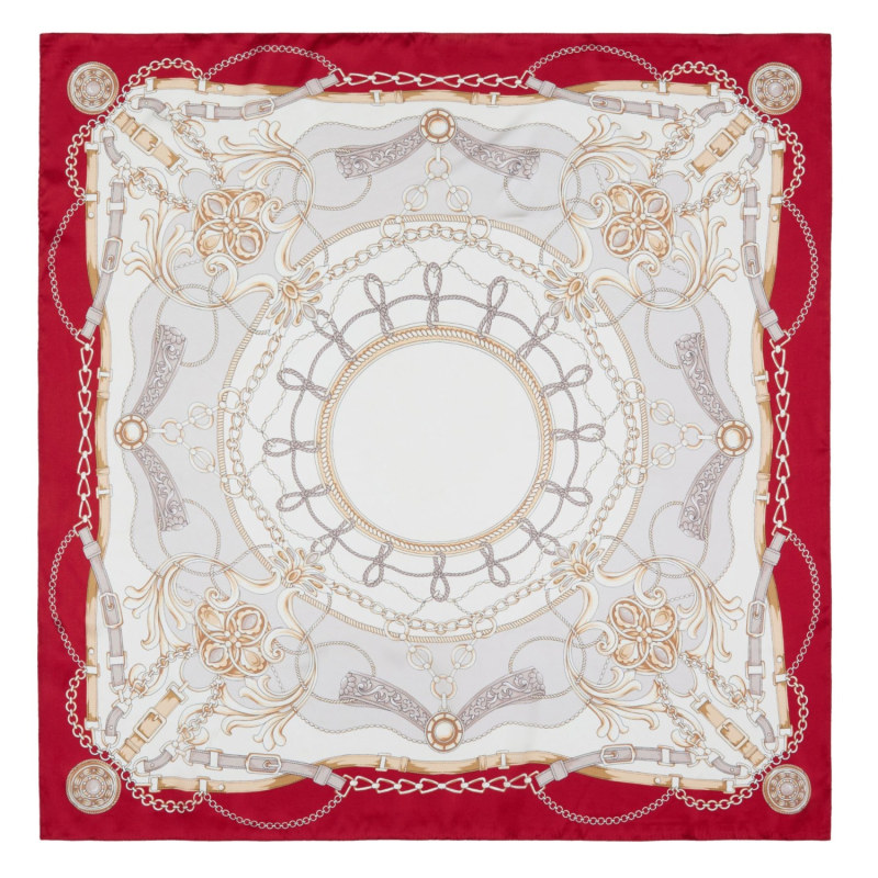 Thumbnail of Burlington Silk Scarf Red image