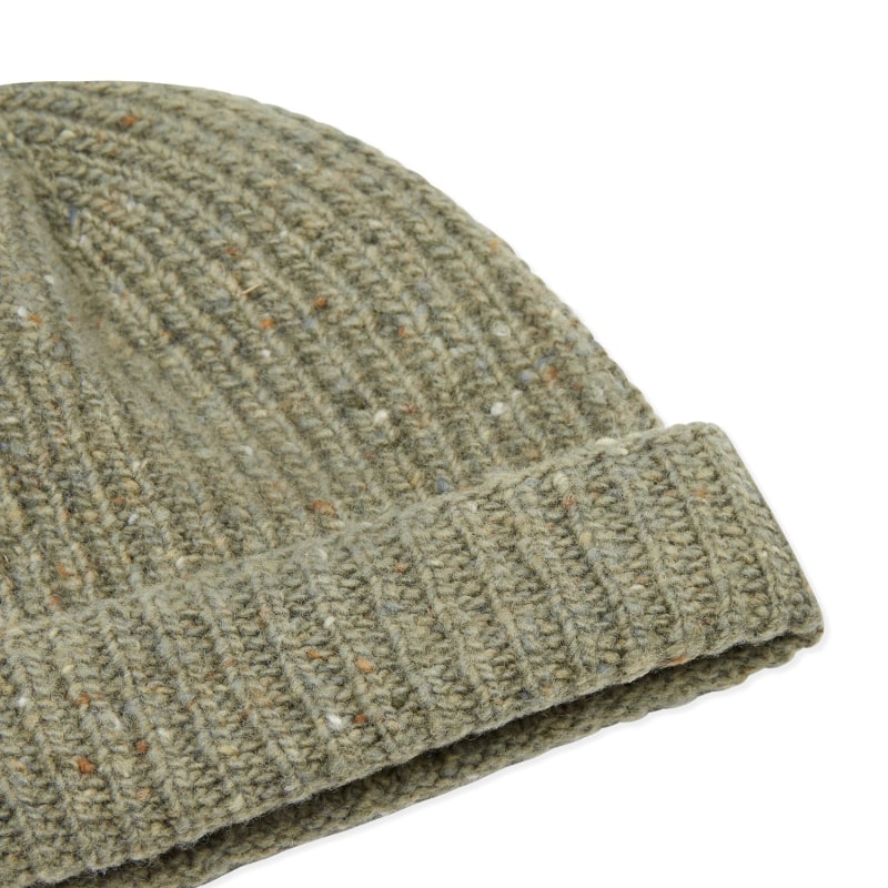 Thumbnail of Donegal Wool Beanie Hat - Pear image