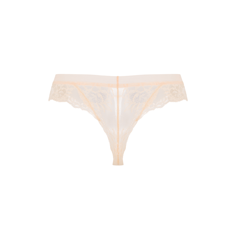 Angelina Thong Nude BonBon Lingerie Wolf & Badger