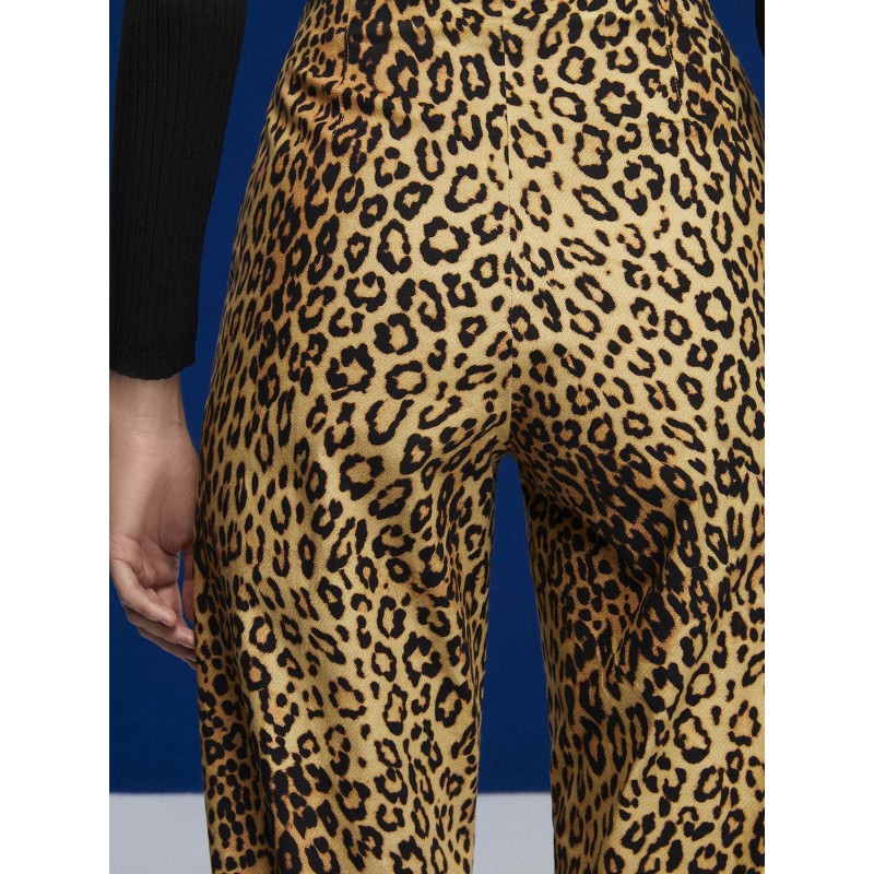 Thumbnail of Nocturne Leopard Print Slouchy Pants image