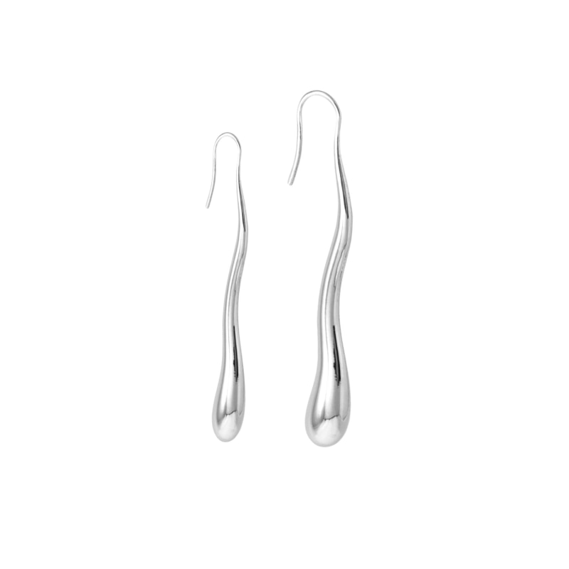 Thumbnail of Droplet Immense Silver Earrings image