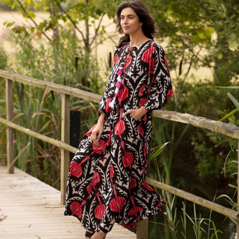 Thumbnail of The Paloma Cotton Kaftan image