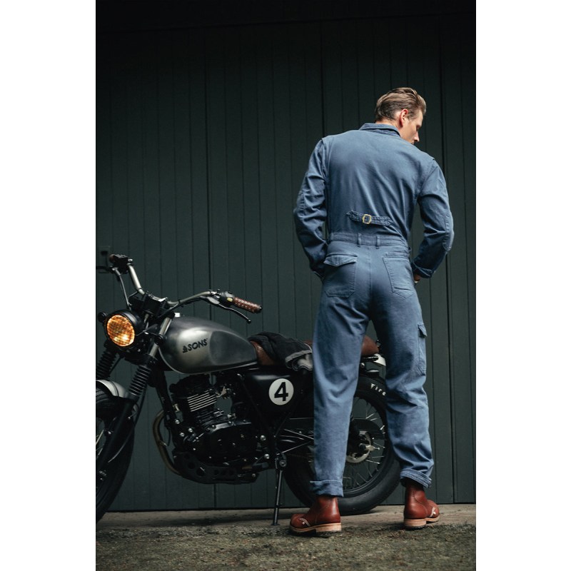 Thumbnail of &Sons Churchill Coveralls Dark Denim image