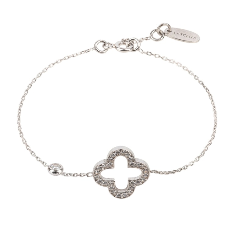 Byzantine Clover Bracelet Silver LATELITA Wolf Badger