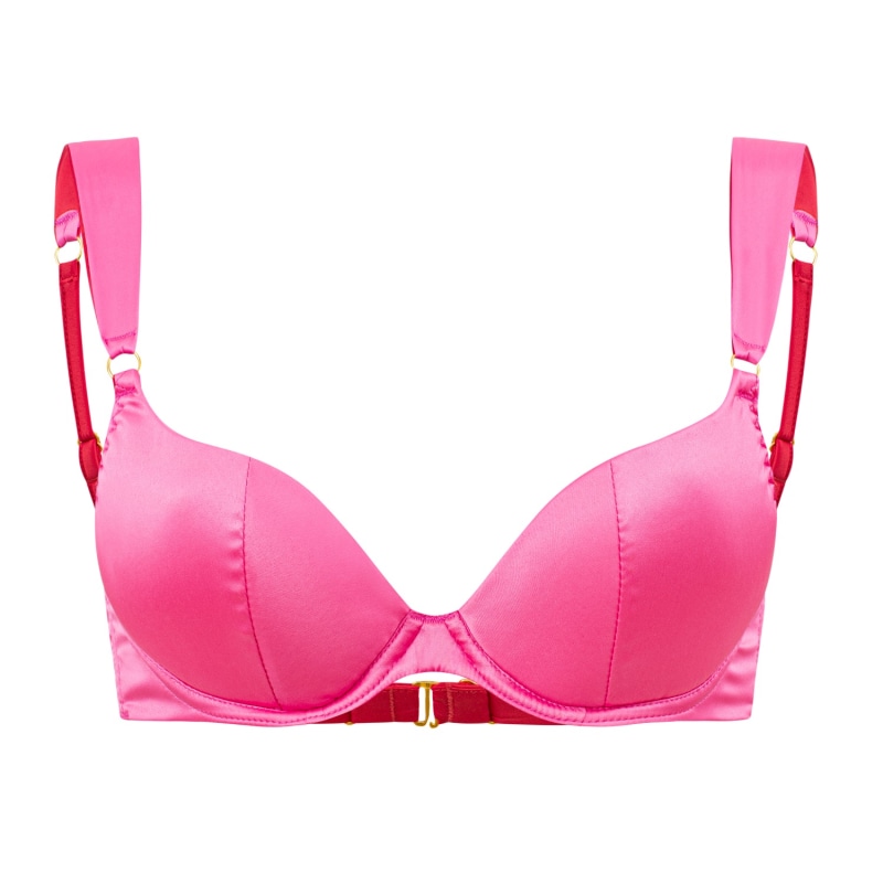 French Kiss Satin Balconette Bra, Ekcentrik