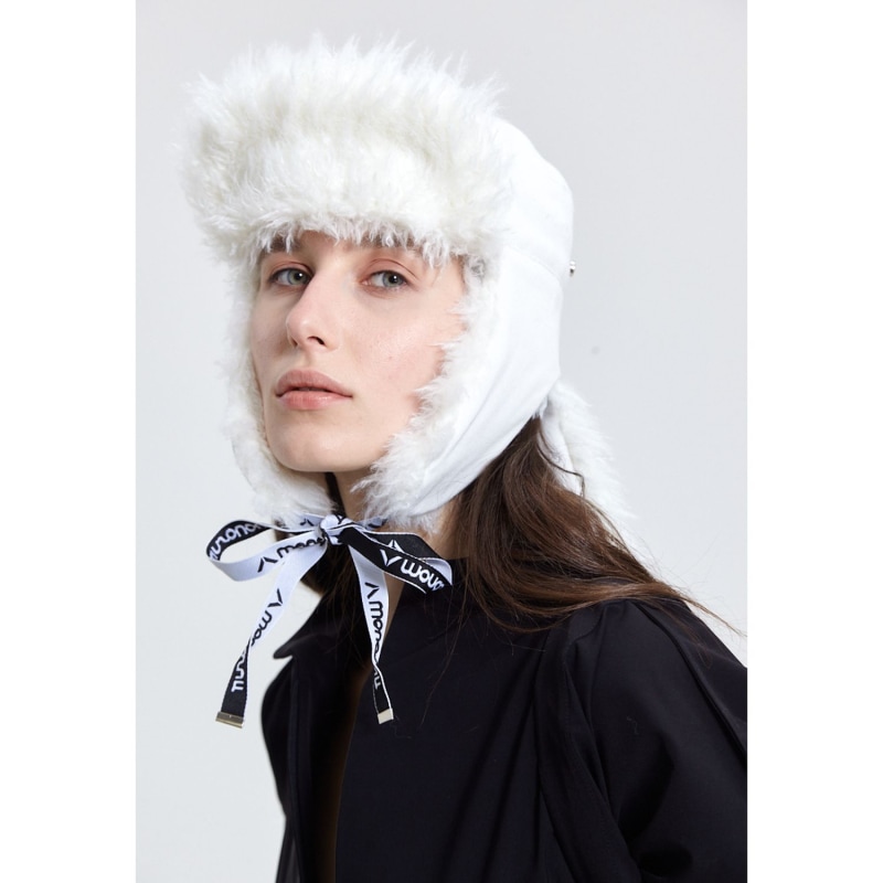 Thumbnail of Wig Wag Ushanka Hat - White image