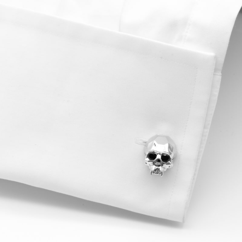 Thumbnail of Vampire Skull Button Cover Silver image