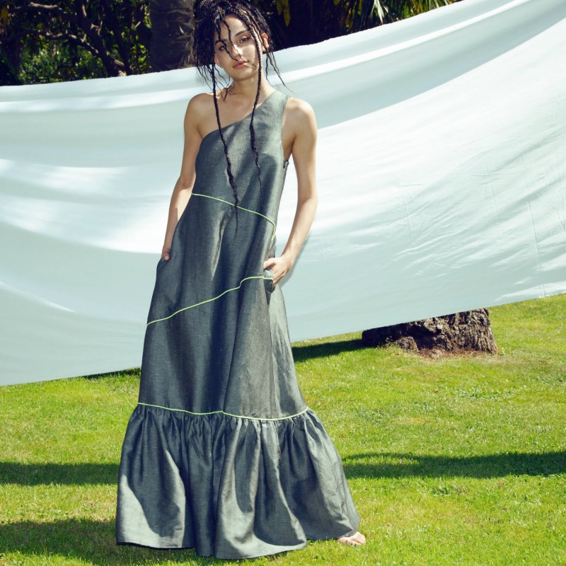 Thumbnail of Janset Linen Maxi Dress image