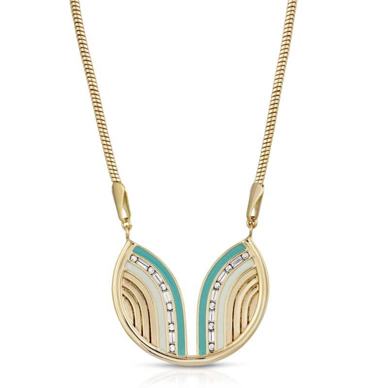 Thumbnail of South Beach Necklace Turquoise & White image