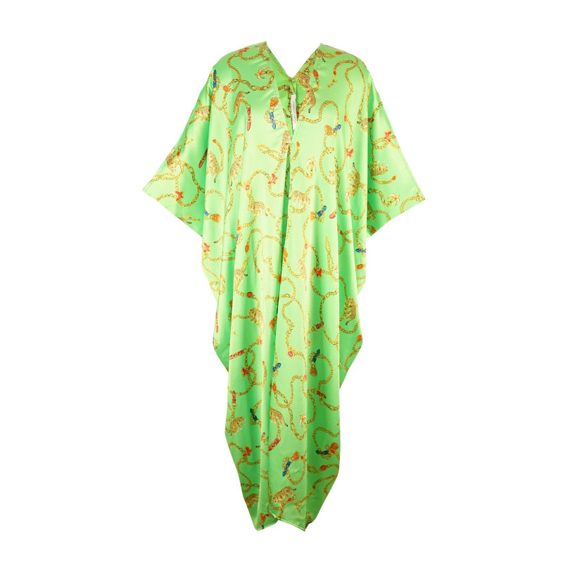 Thumbnail of Liz Verde Caftan Kaftan Dress image