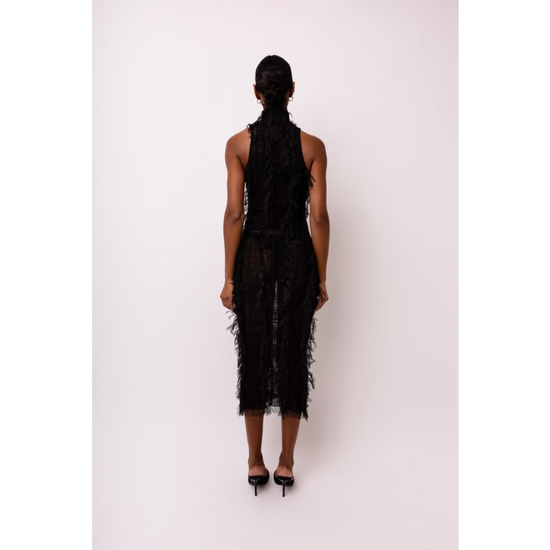 Thumbnail of Calla Black Midi Dress image