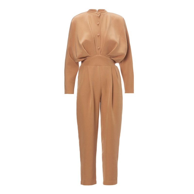 Long sleeve maxi jumpsuit deals