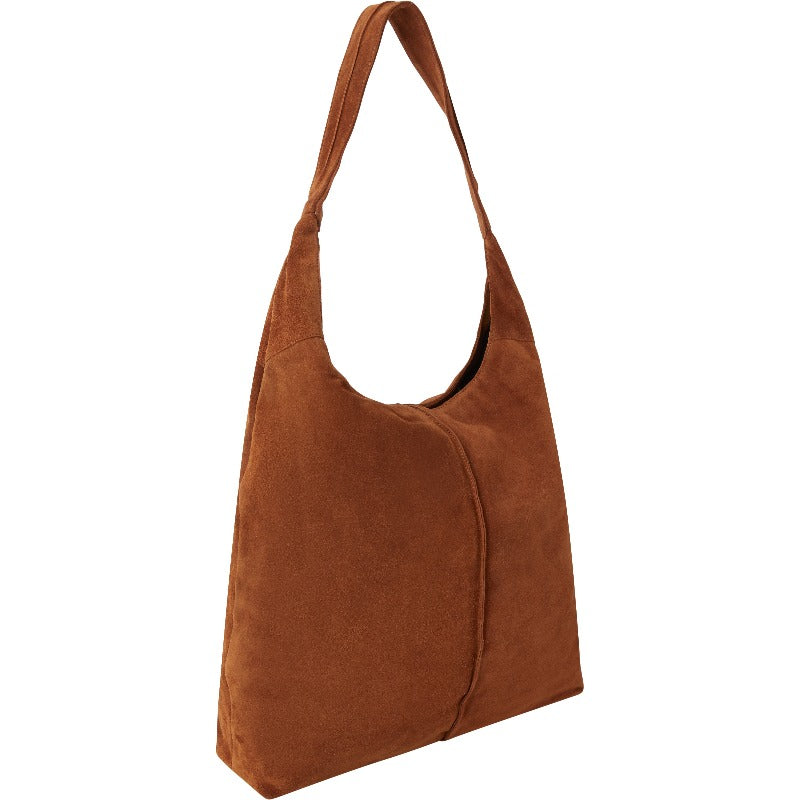 Tan suede hobo bag hot sale