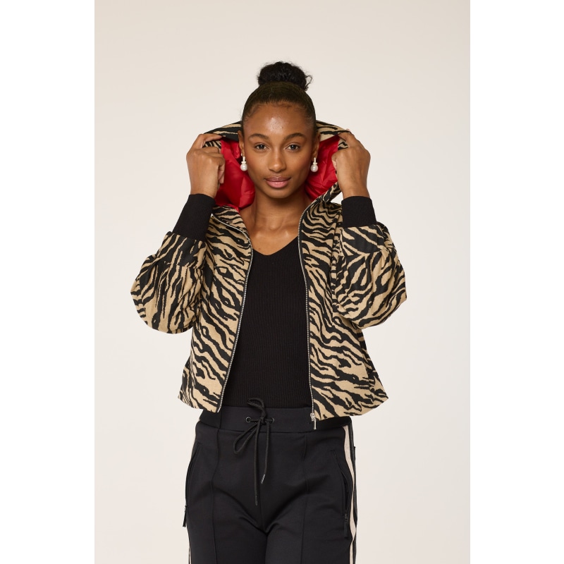 Camel Zebra Hoodie Jacket Lioness by TF Wolf Badger