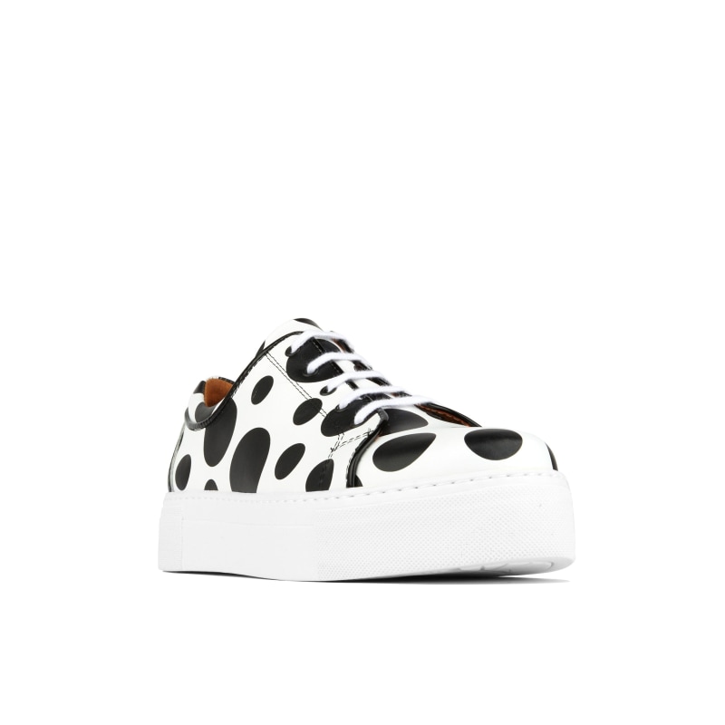 Thumbnail of Camila - Black & White Polka Dot - Womens Designer Sneakers image