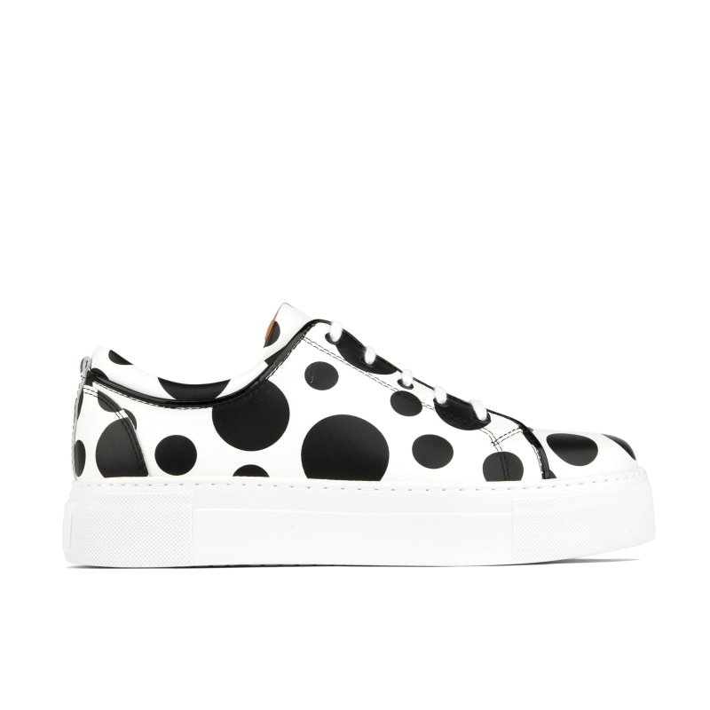 Thumbnail of Camila - Black & White Polka Dot - Womens Designer Sneakers image