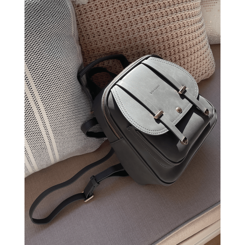 Thumbnail of Camila Leather Backpack - Ash image