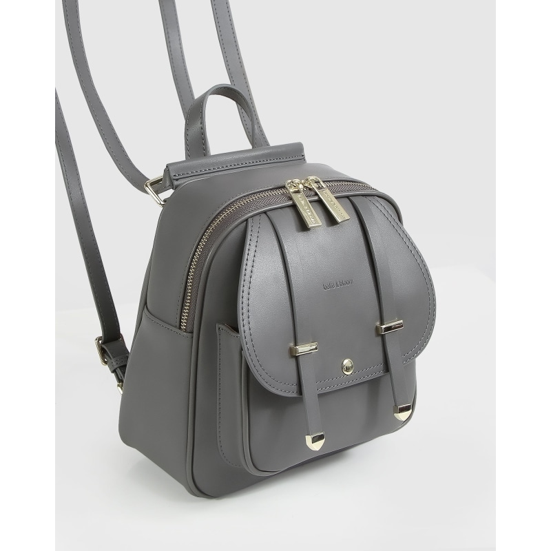 Thumbnail of Camila Leather Backpack - Ash image