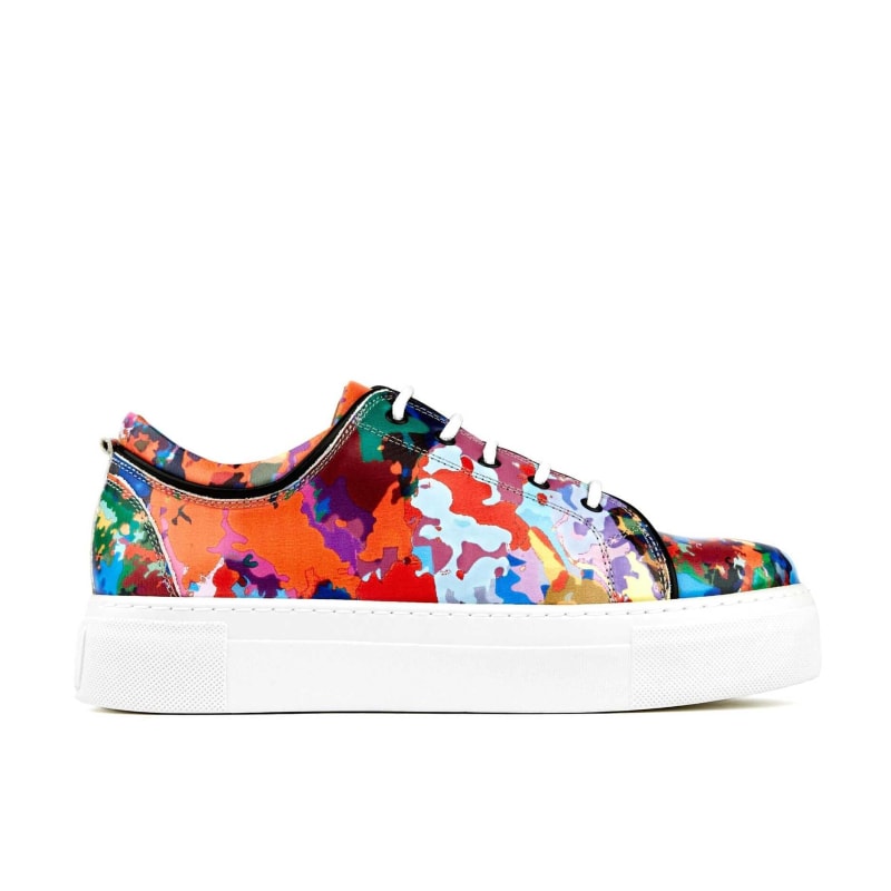 Camila - Watercolors - Women's Designer Sneakers, Embassy London USA