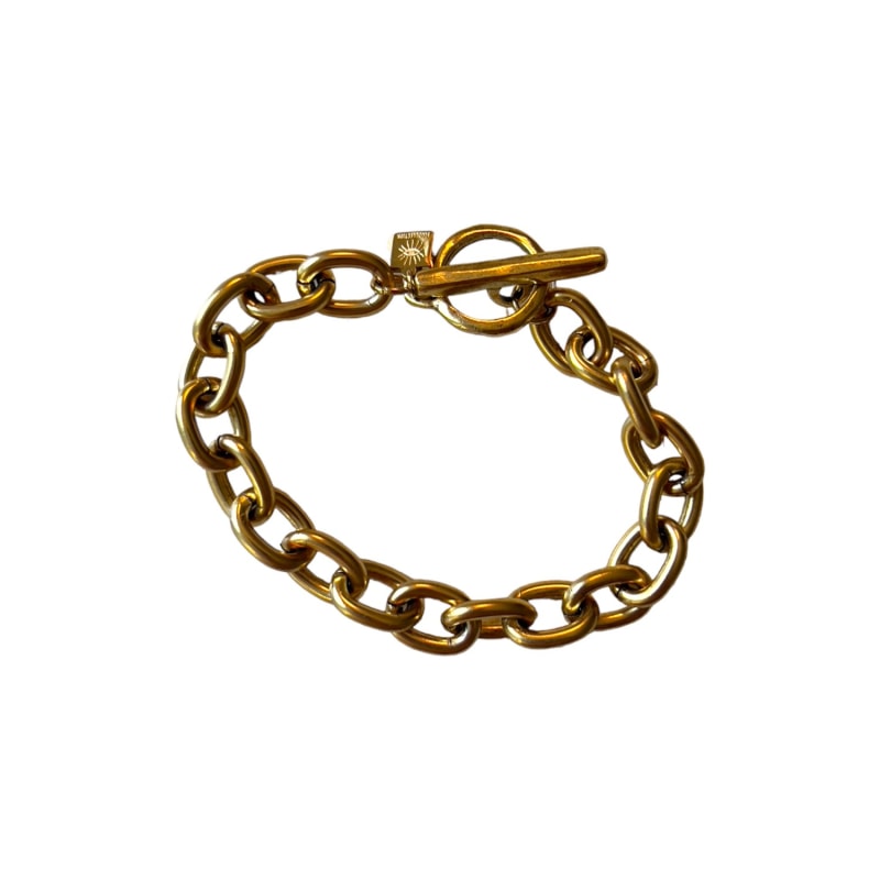 Chunky gold hotsell plated bracelet