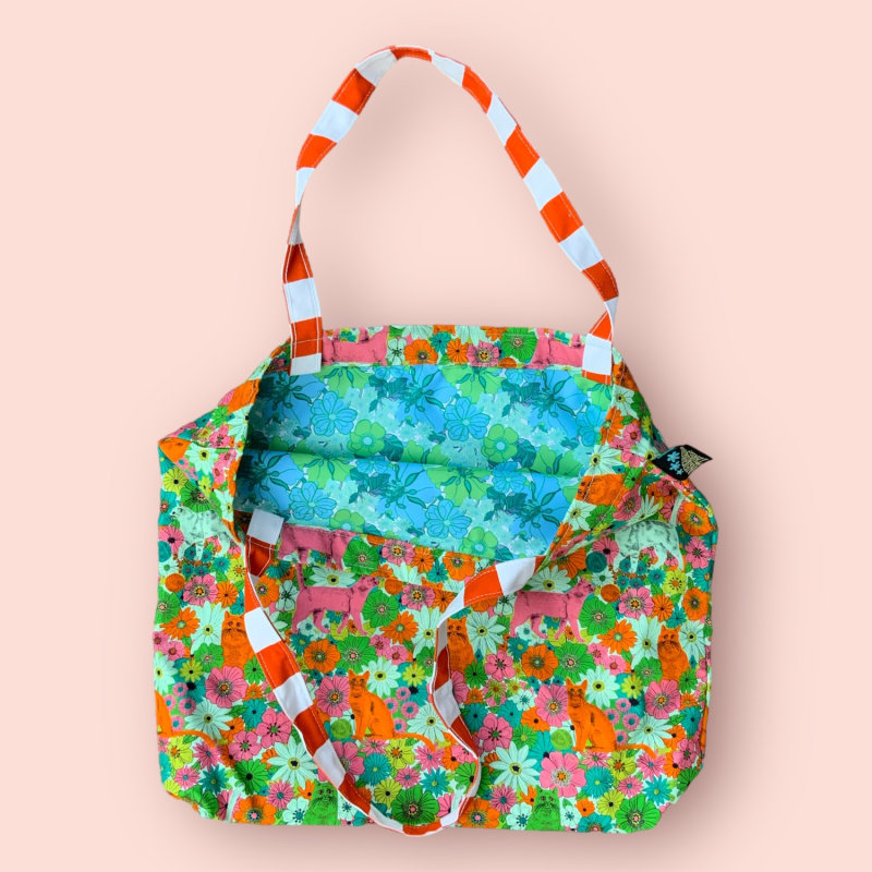 Thumbnail of Camo Cats Tote Bag image