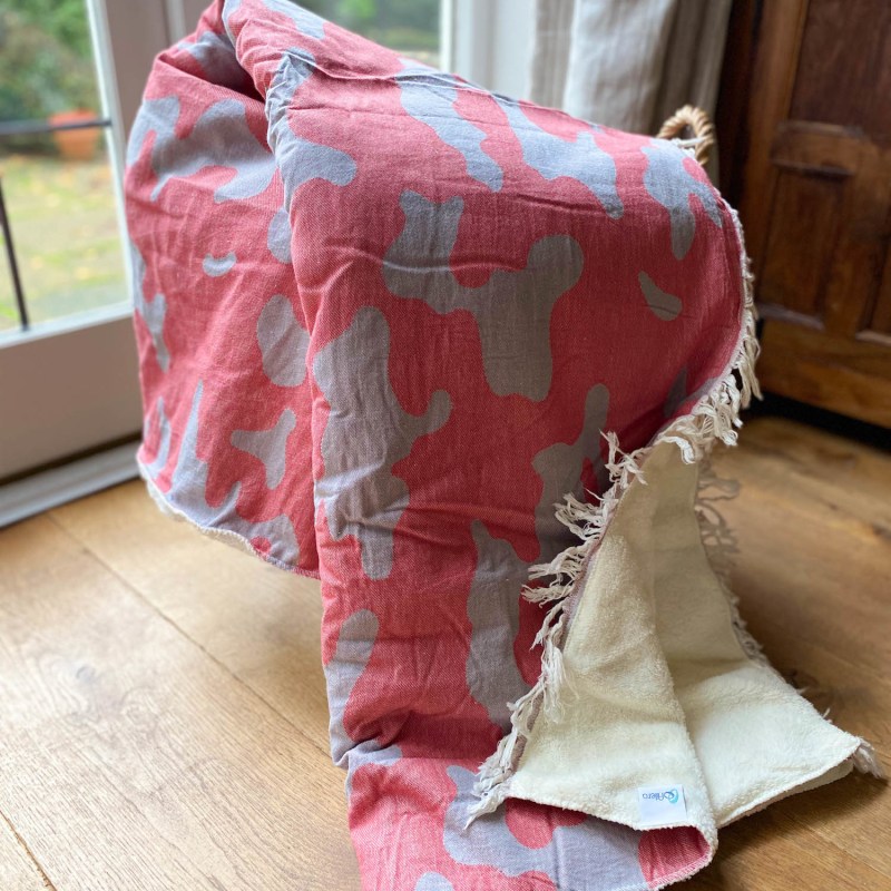 Fleece lined throw discount
