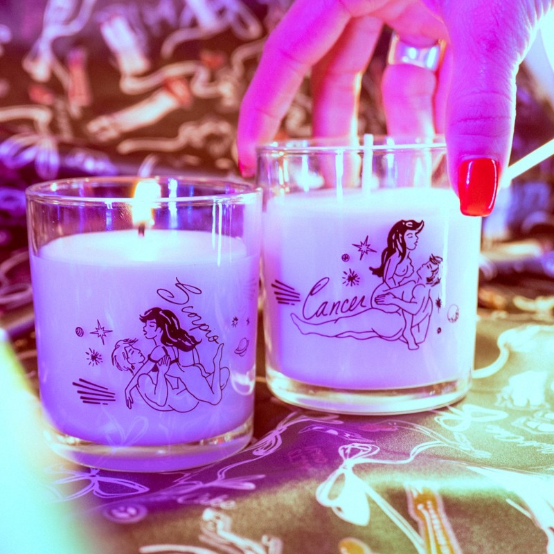 Thumbnail of Cancer Astrology Scented Soy Coconut Wax Candle image