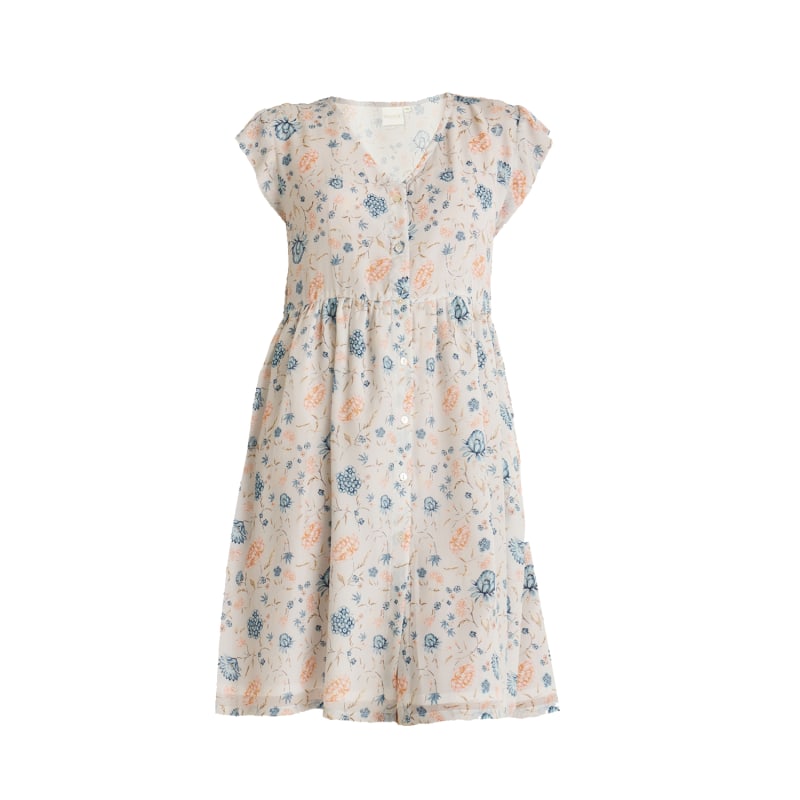 Thumbnail of Cap Sleeved Short Dress In Florals image