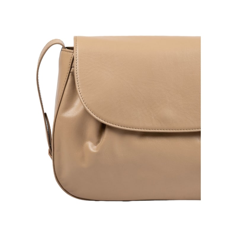 Thumbnail of Carla Cross Body- Taupe Soft Antique Leather image