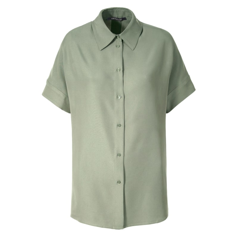 Thumbnail of Carla Khaki Short Sleeve Shirt image