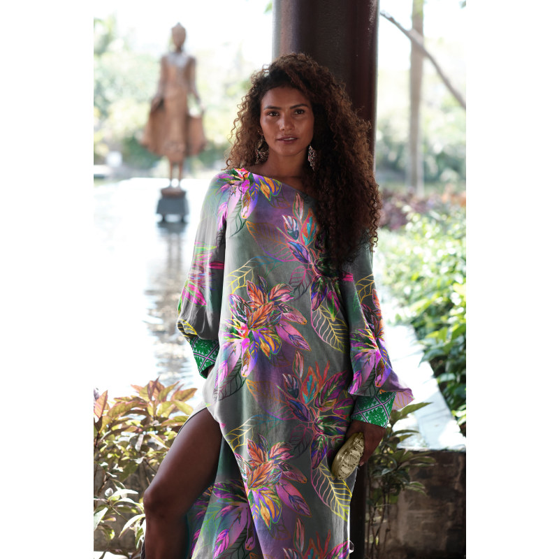Sonoran Zip Kaftan in Carmen