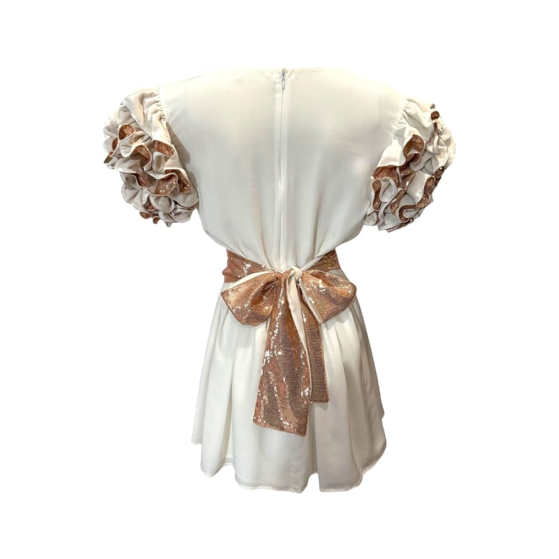 Thumbnail of Carmen Ivory Luxe Mini Dress image