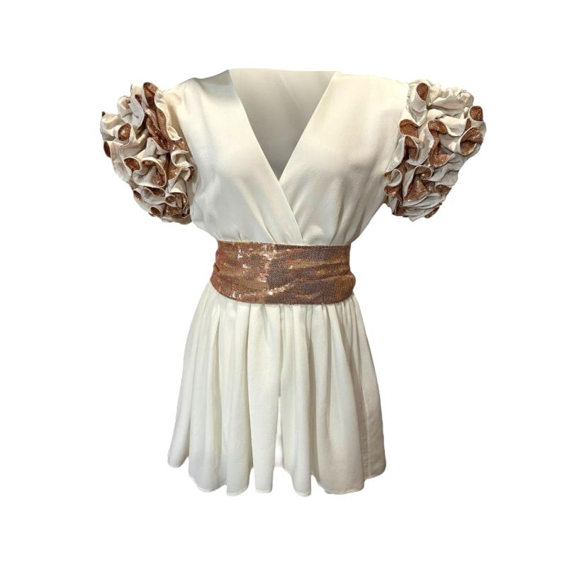 Thumbnail of Carmen Ivory Luxe Mini Dress image