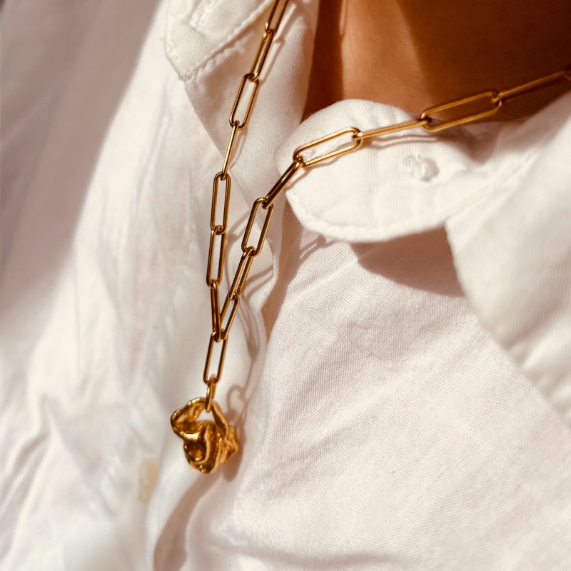 Thumbnail of Carrara Gold Vermeil Necklace image