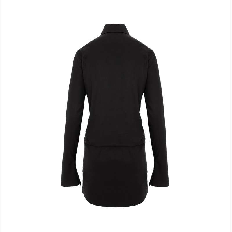 Thumbnail of Cascada | Gots Organic Cotton Shirt Dress In Black image