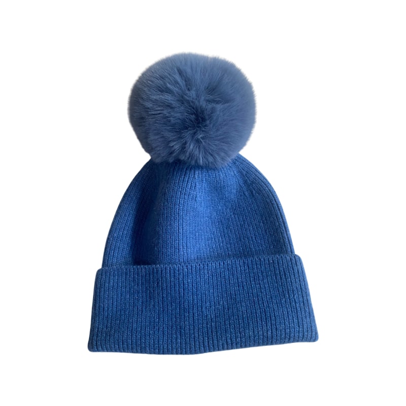 Cashmere Hat - Denim Blue, Lula-Ru