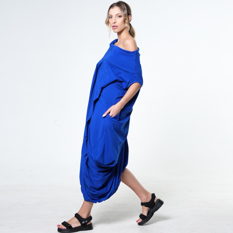Cobalt blue casual outlet dress