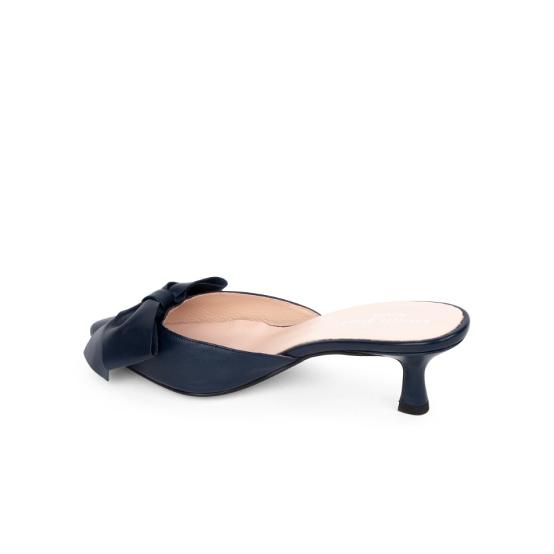 Navy blue mule heels sale