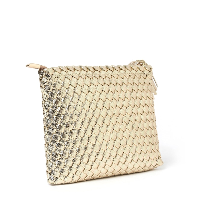 Gold pouch bag hotsell