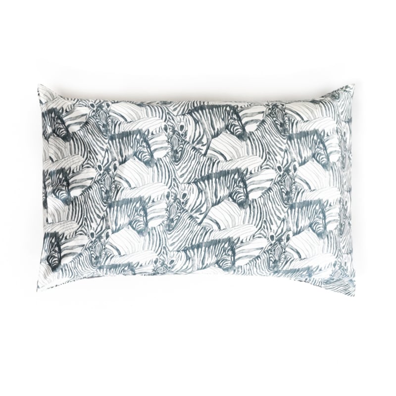 Thumbnail of Zebra 100% Silk Pillow Case image